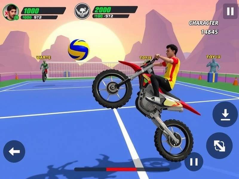 Masala Volley Rider Tournament Gameplay
