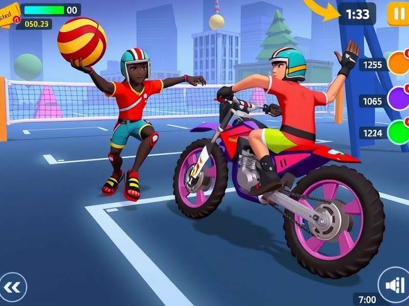 Masala Volley Rider Gameplay